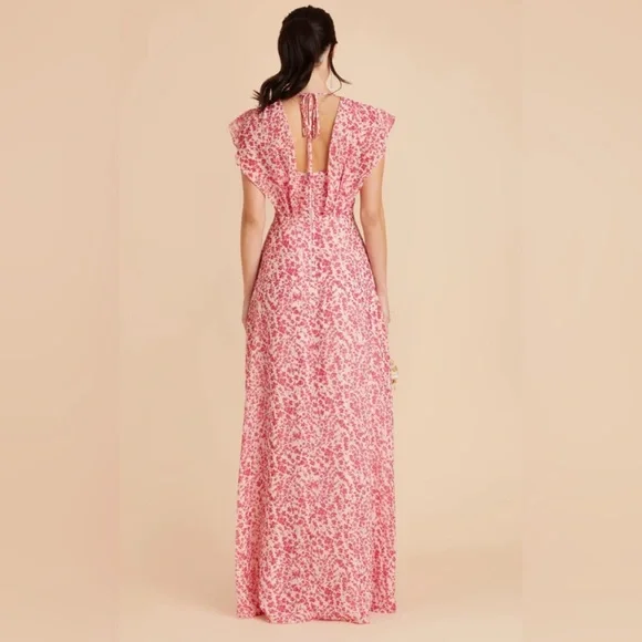 Birdy Grey Pink Floral Maxi Dress - Picture 2 of 2
